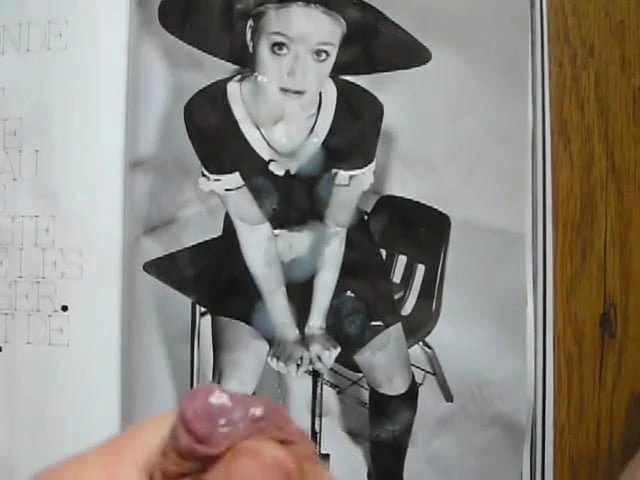 Cum on Dakota Fanning - march 2014