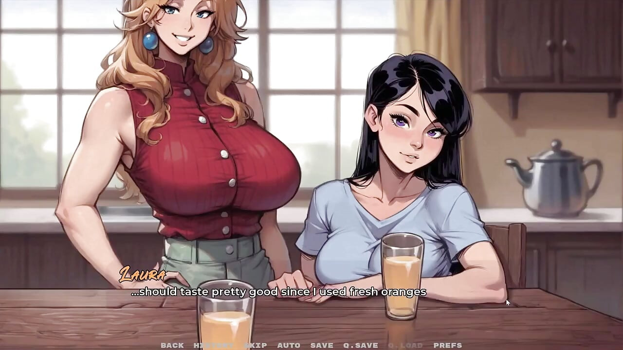 My New Girlfriend Taboo Hentai Game Ep.48 Caught by My Father in Law with My Step Mom and GF in the Kitchen!