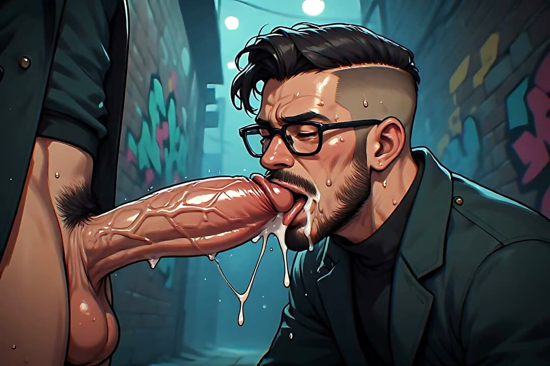 Edle typen, gassen-blowjobs