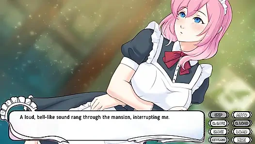 Maid Mansion: cock sucker house maid, cumshot in mouth, Hentai ep.2