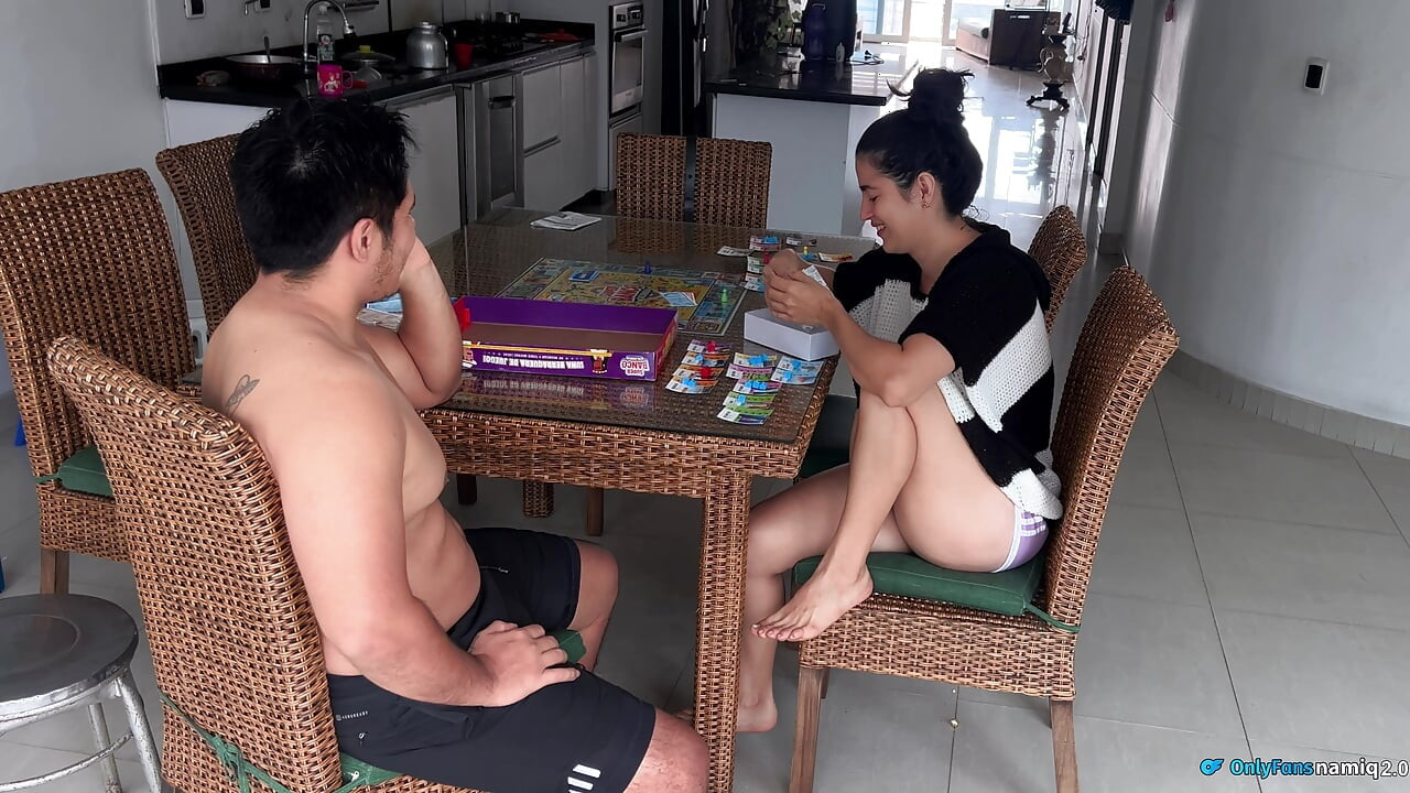 AFTER A GAME OF GRILLING, I WON. A BLOWJOB AND A TIGHT PUSSY