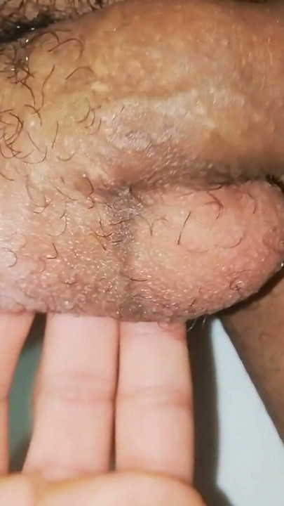 Showing My Big Veiny Testicles And Hairy Close-Up- Young Man | Clip 1