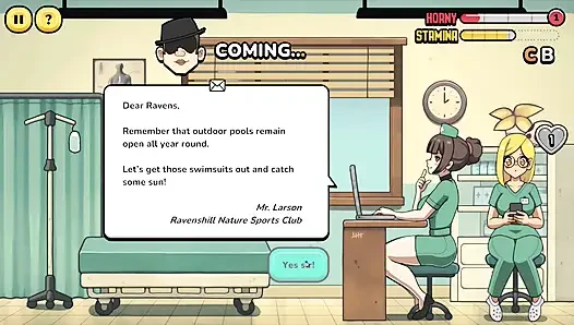 Hentai Game - Problematic Student - LVL 2 Teacher Fucks Students