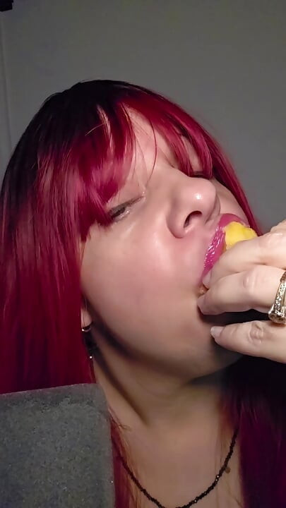복숭아와 크림 ASMR