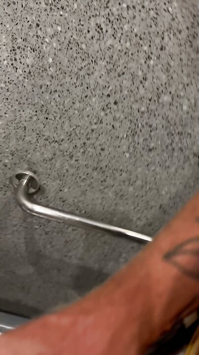 Jerking and Pissing on a Motorway Rest Area