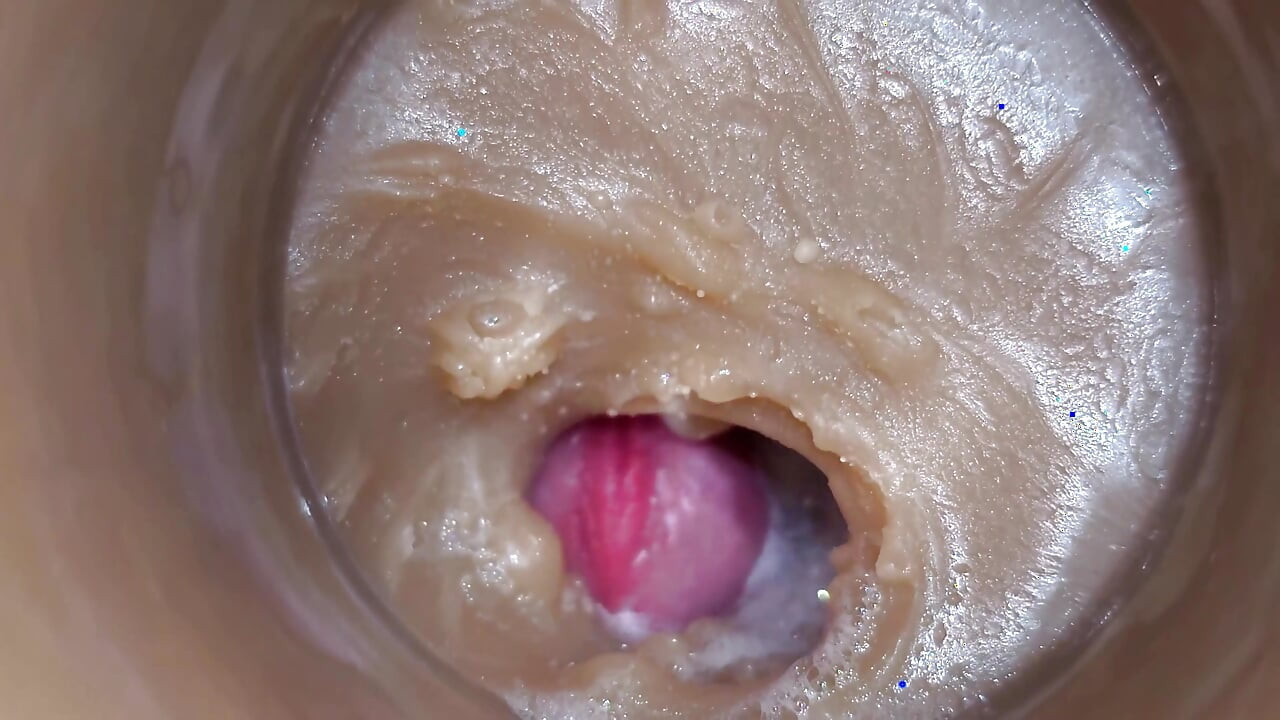 ASMRのディーププッシーがキャプチャされた過剰摂取の精液射精4K