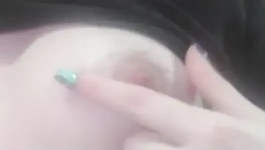 Playing with My Hairy Nipples