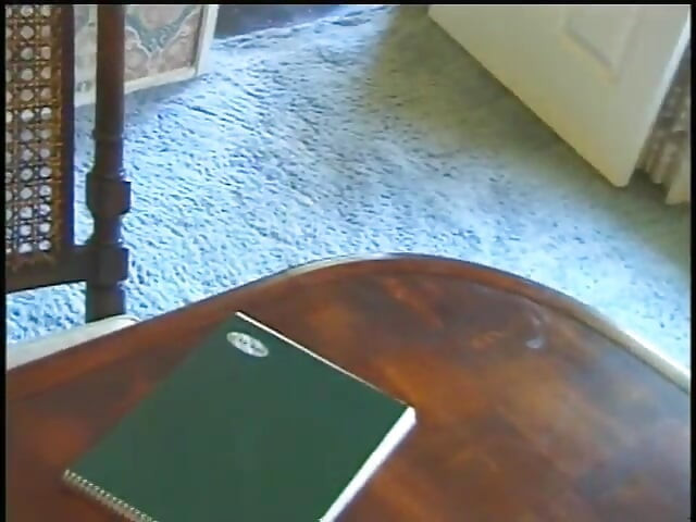 Sexy blonde sucks her mans dick then gets fucked in the ass on dining room floor