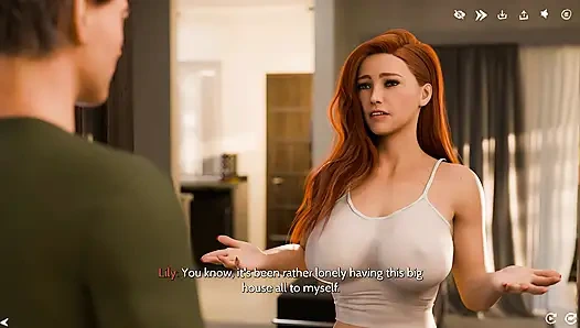 Tante seksi rambut merah yang nggak tahan lagi untuk ngentot sama pacarnya yang masih berondong!