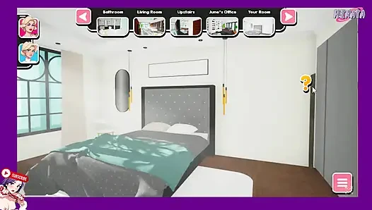 Meine Stiefmutter NACKT in der BADEWANNE meines eigenen HAUSES. Zu viel Seife und Wasser, er bittet mich um Hilfe beim Reiben. Mutter in Lust Folge 4