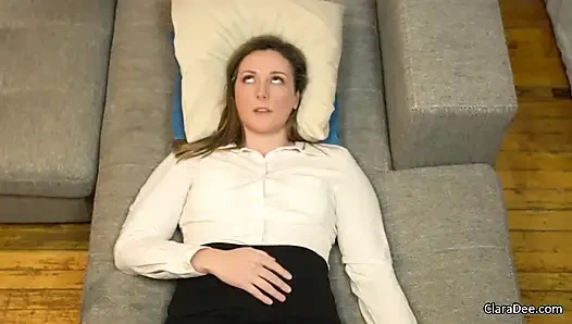 Verschwitzte füße pOV virtueller sex - clara dee pOV