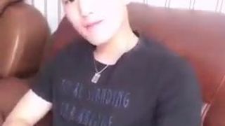 cute chinese twink JO on cam (no cum - 1'34'')