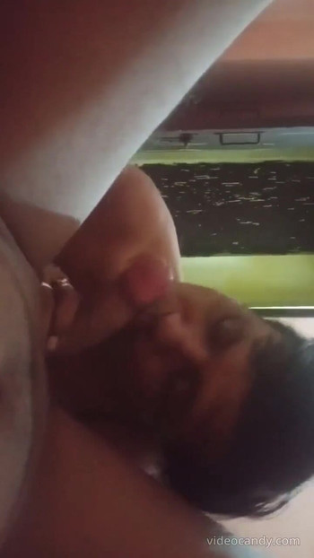Captivating moment from "Oral sucking n cumshot from husband's big fat dick"