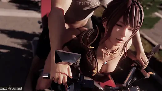 Dead Or Alive DOA - Azusa + Koharu, часть 1, оценки цвета WM (без звука) от lazyProcrast Animation, 3D хентай