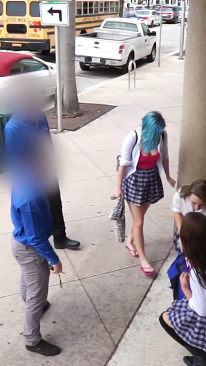 Cheerleader's Blowjob and Fucking Cavity Search | Clip 1