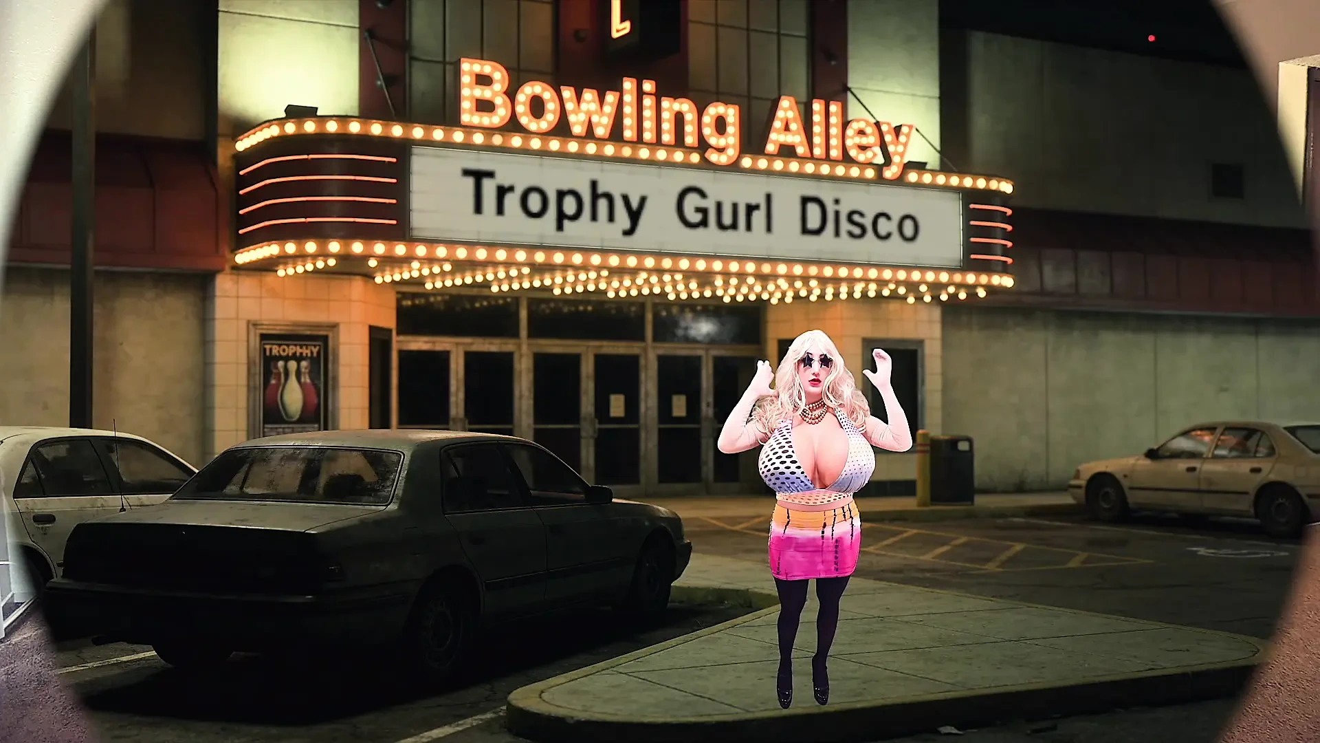 Bowling Alley Sissy Slut