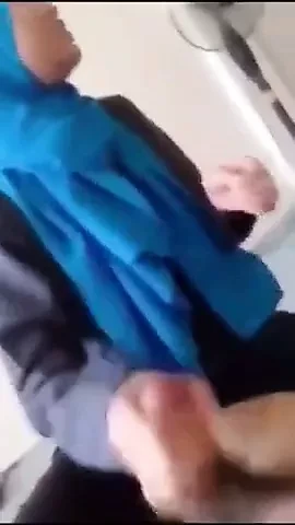 Tudung biru blowjob comel