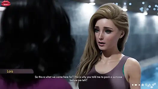 Bayan Denvers 17 Wanda ve Lois yüzme küvetinde birlikte kaliteli zaman geçiriyor