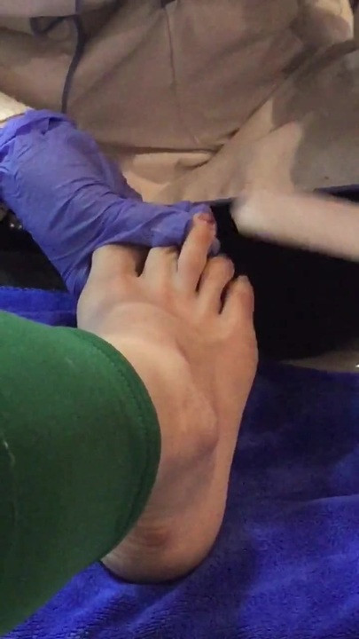 Pedicured