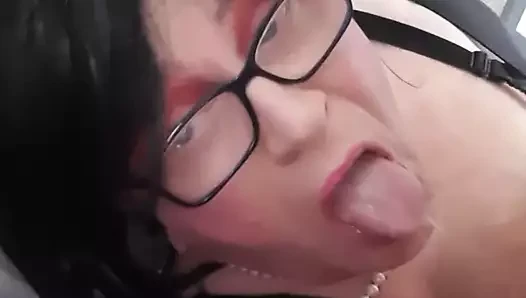Spunked Over Cross Dresser