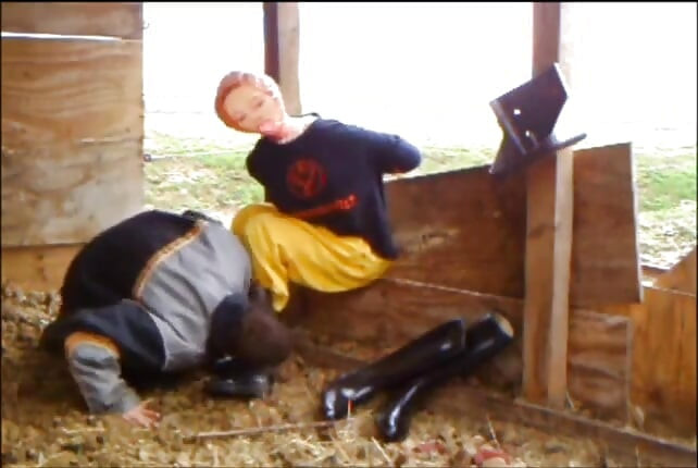 With rubber doll on the pferdekopel