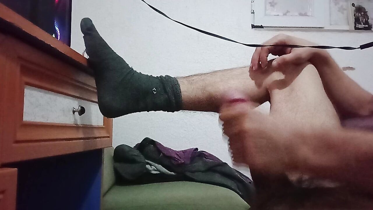 Masturbation and cumshot with hot