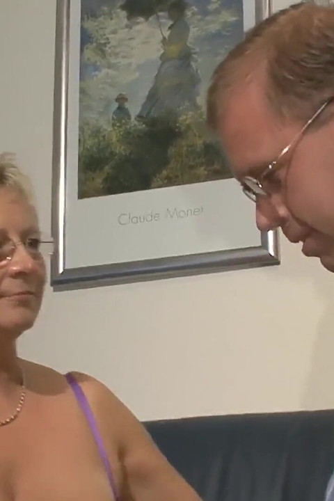 Sex in Germany with a Horny MILF with Big Tits and Golden Hair Loves to Take It in the Pussy
