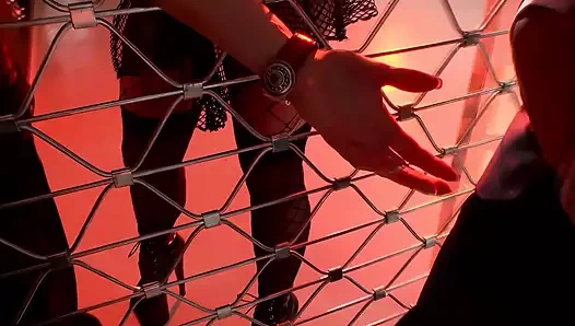 Busty Babes Wild Outdoor Threesome Fuck