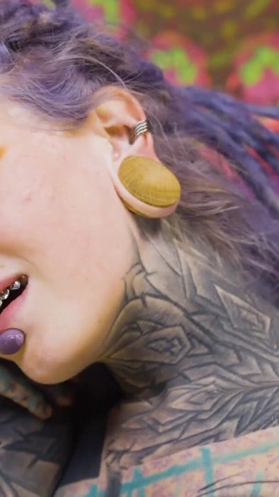 Inked Alt Teen Takes Full Anal Fisting - Balls Deep Ass Play, No Pussy | Clip 1