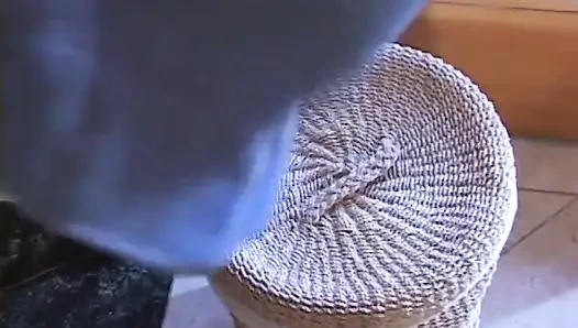 Small breast Asian babysitter seduces then fucks horny old man in bed