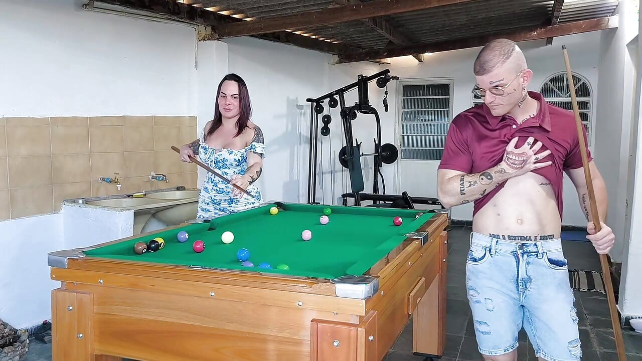 Verloren im billard mussten den arsch geben