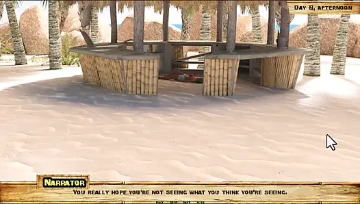 Pulau Lewd #8 - dia ngocok kontolku