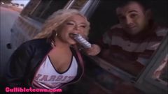 icecream truck super hot big pom pom cheerleader gets fucked