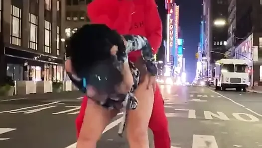 Hot Latina Fucks in Public In NY