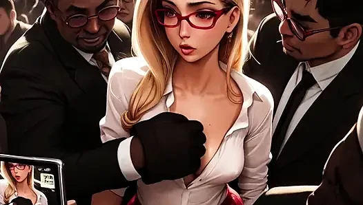 Hentai kız öğrenciler konserlerde yabancılara göğüslerini göstermeyi seviyor