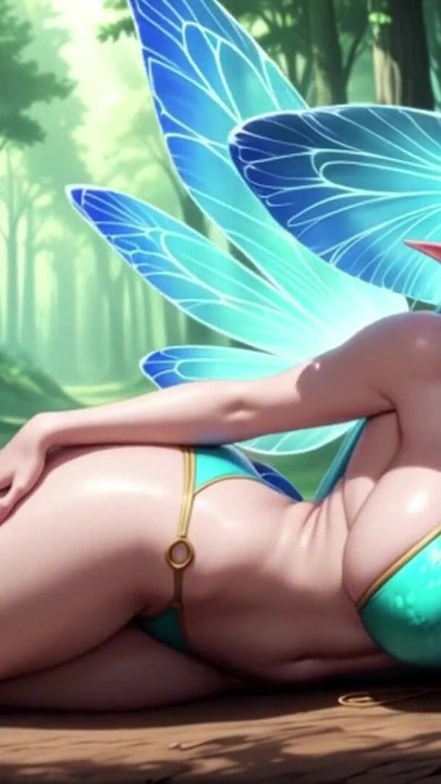 जंगल में बड़े स्तनों वाली प्यारी बौनी (ai एनीमेशन) | क्लिप 3