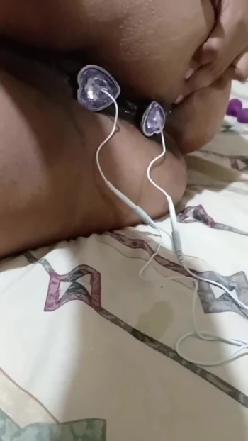 Powerful moment from "They torture the cow slut with electric shocks until orgasm"