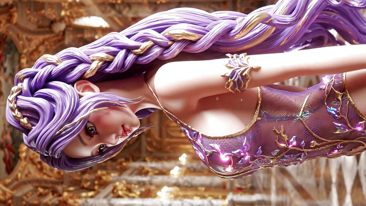 The Joy of Beautiful Girls Presenting Sheer Fashion: Radiant Jewels 3D Anime AI-Generated
