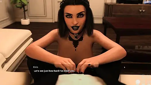 Junge stiefmutter gibt großem schwanz möpse