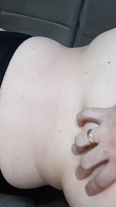 Powerful moment from "Brought home from the club someone's wife with huge breasts and fucked her"