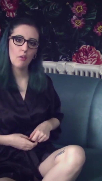 Key moment from "Teasing Slave Tasks - Part 1 - Miss Faith Rae's Femdom Striptease with Anal Instructions, CBT Instructions"