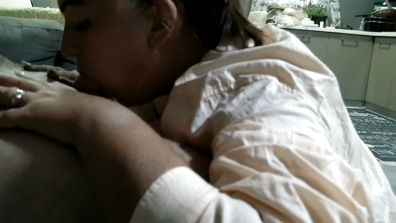 Secretary Blowjob in the Morning in My Office