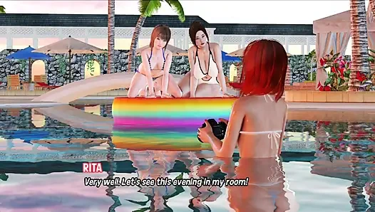 Max's leben Saison 3 Cap 133 Ficken die Hotelrezeption und einen handjob im Whirlpool