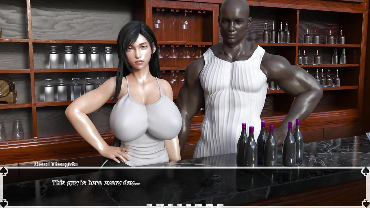Tifa's Dark Heaven: Infiel asiática chupando bbc coberta de porra na mesa de massagem - episódio 12