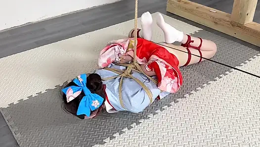 Кульминационная версия ношения кимоно в солнечный день