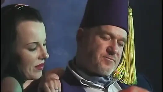 Leggy Brunette with Great Tits Fucked in Her Hairy Pussy After Blow Job on Sofa