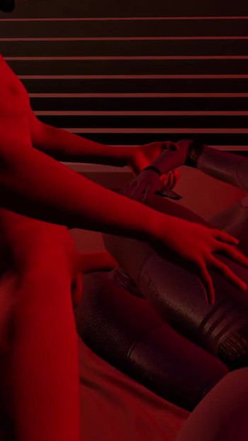 Thrilling moment from "Twins Sex scene in Atomic Heart l 3d animation"