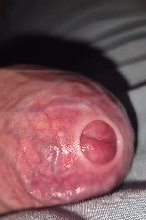 Big Uncut Cock Precum Stroking