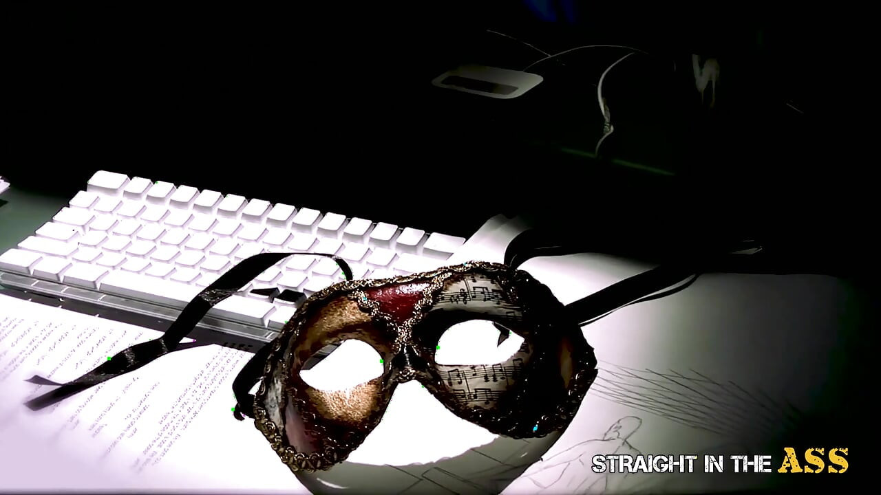 Lurus dalam pantat BDSM tegar & dubur bertiga