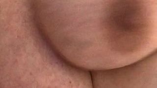 Big saggy hanging tits jiggling on mature big nippled mommy